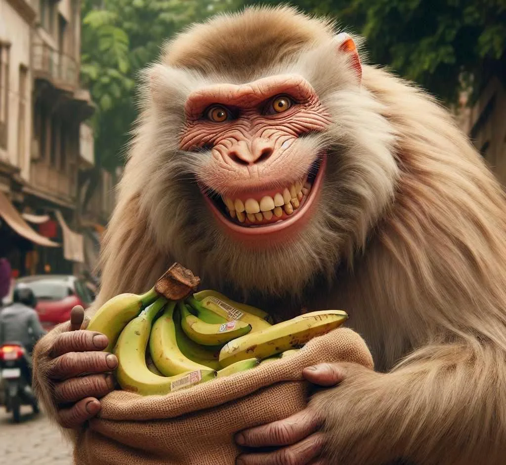 120+ Goofy Ahh Monkey Pictures & GIFs 59 Goofy monkey pic with bananas