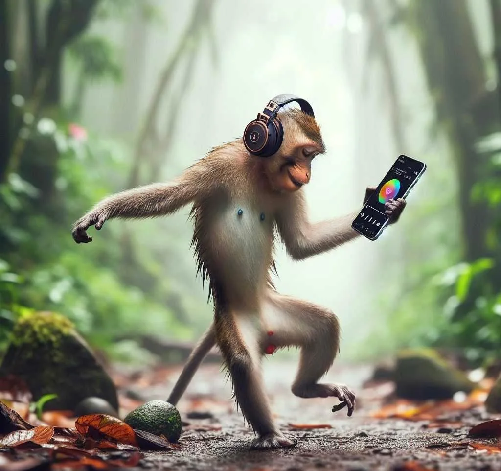 120+ Goofy Ahh Monkey Pictures & GIFs 67 Goofymonkey enjoying cellphone